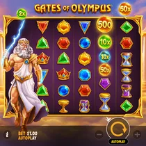 AllySpin - Gates of Olympus Spilleautomat - Multiplikatorer
